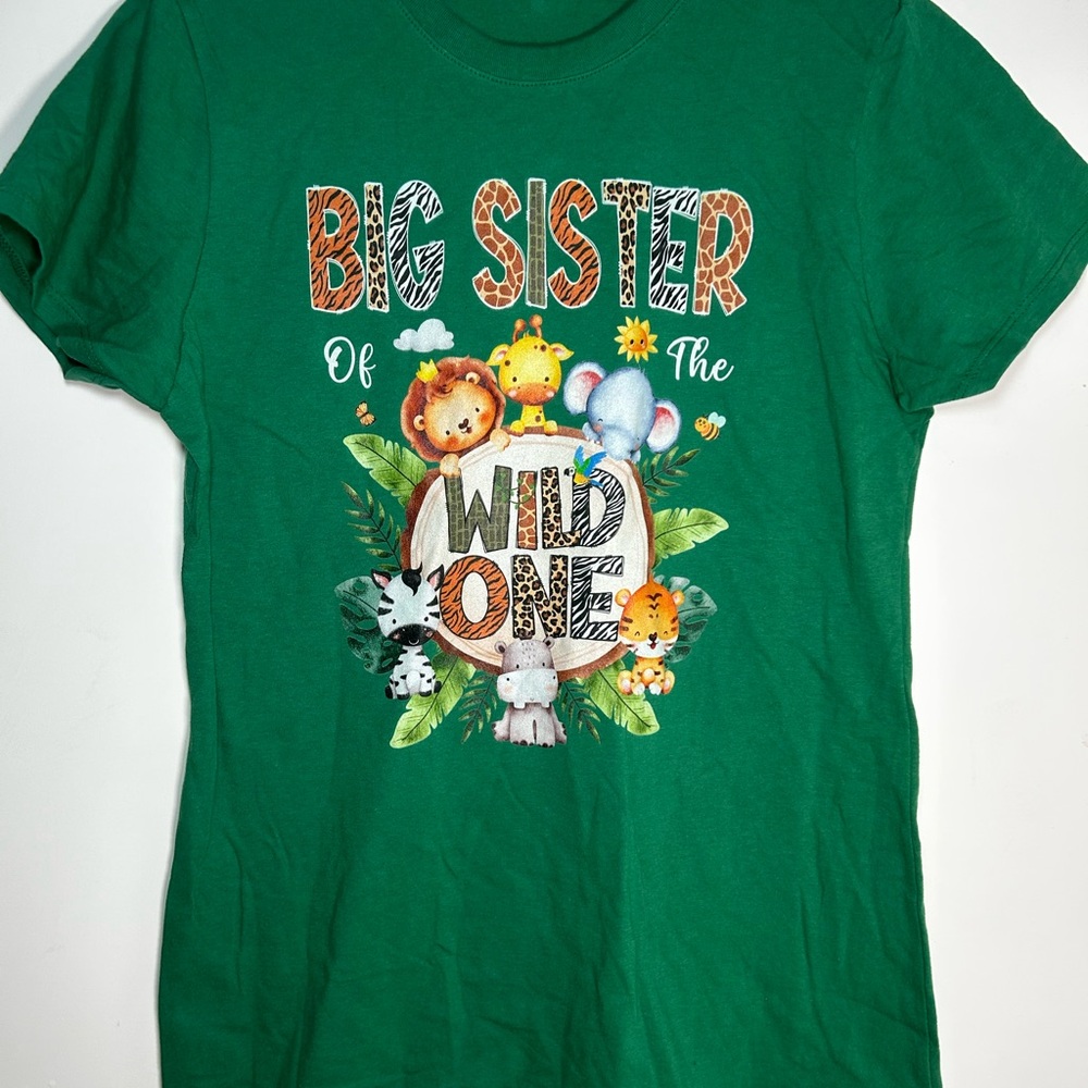 'Big Sister of the Wild One' Kids T-Shirt